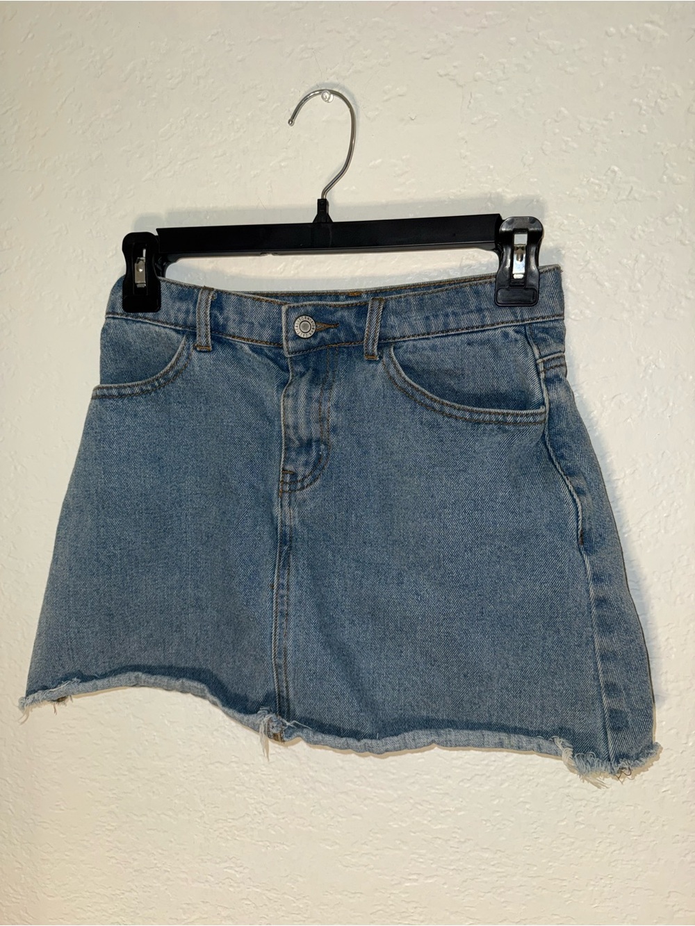 Brandy Melville Light Blue Denim Mini Skirt